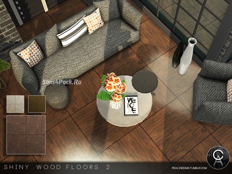 Напольное покрытие "Shiny Wood Floors 2"