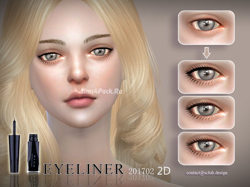 Ресницы "eyeliner 201702"