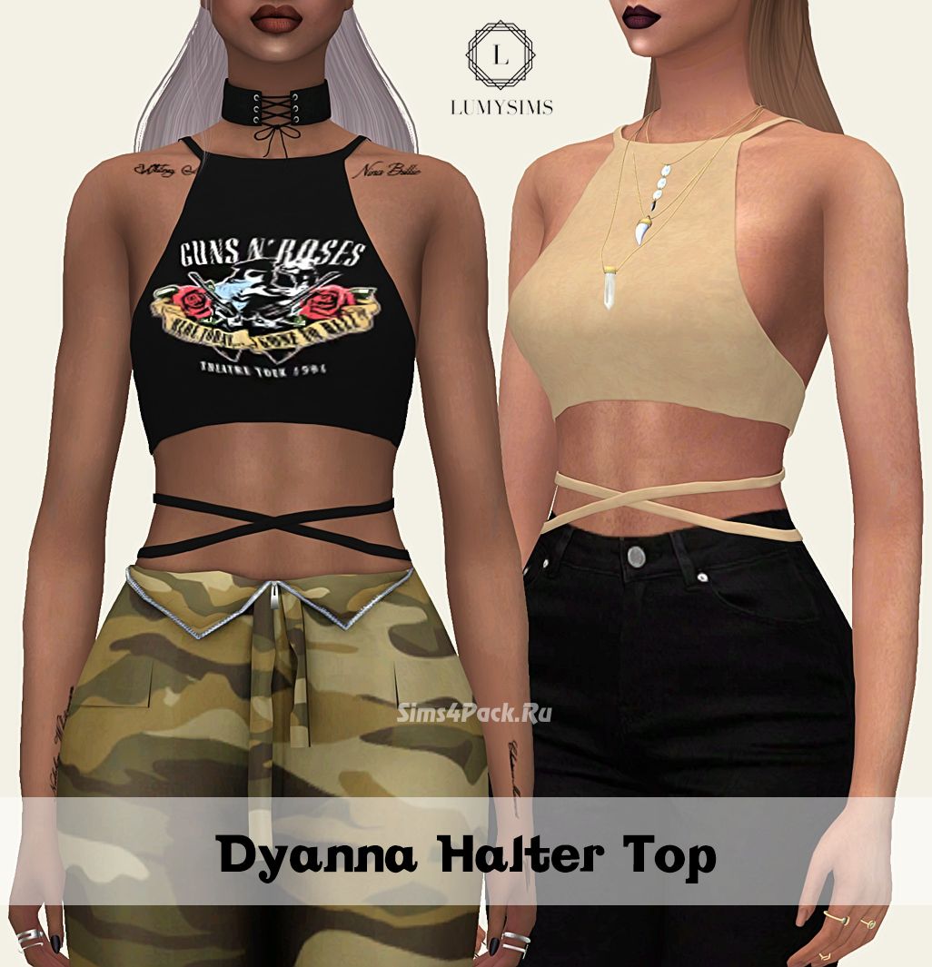 Топ "DYANNA HALTER TOP"