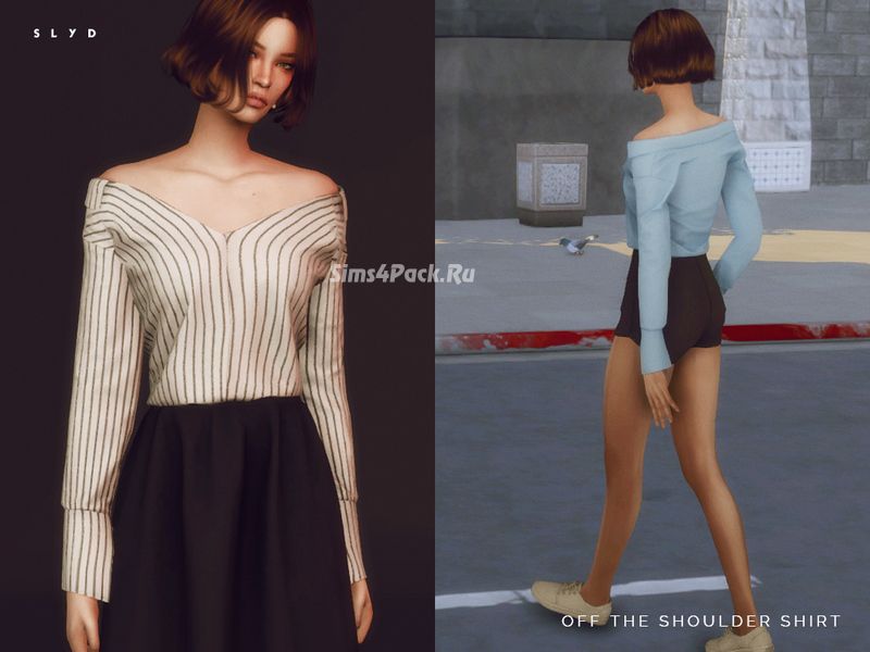Рубашка "Off The Shoulder Shirt"