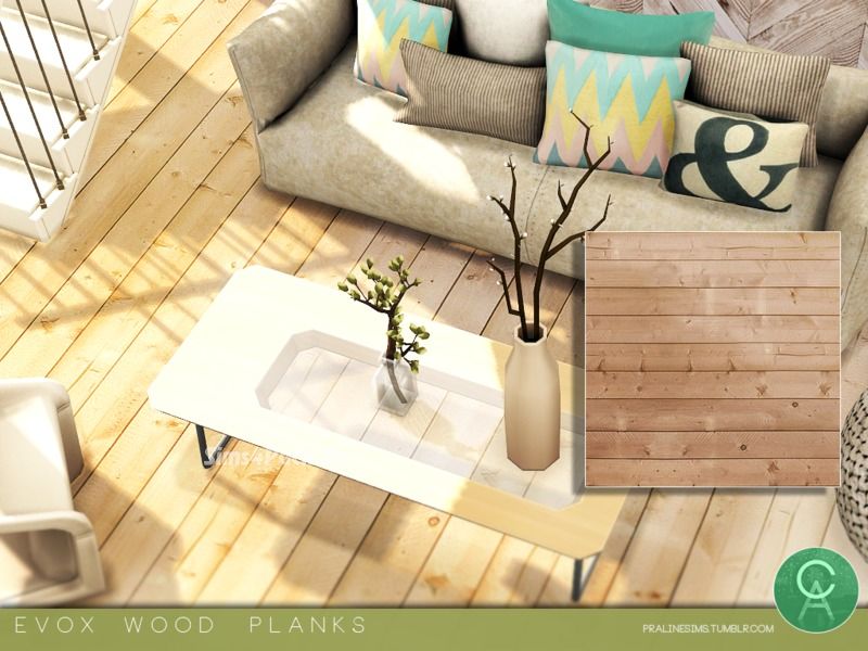 Напольное покрытие "EVOX Wood Planks"