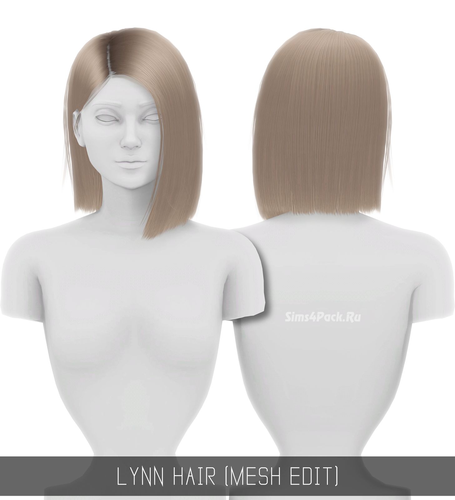 Прическа "LYNN HAIR (MESH EDIT)"