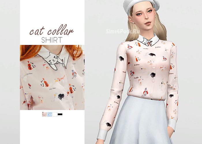 Блузка "Cat Collar Shirt"
