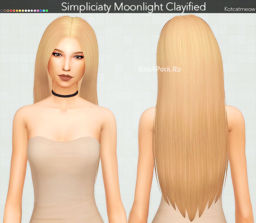 Прическа "Simpliciaty Moonlight Hair Clayified"