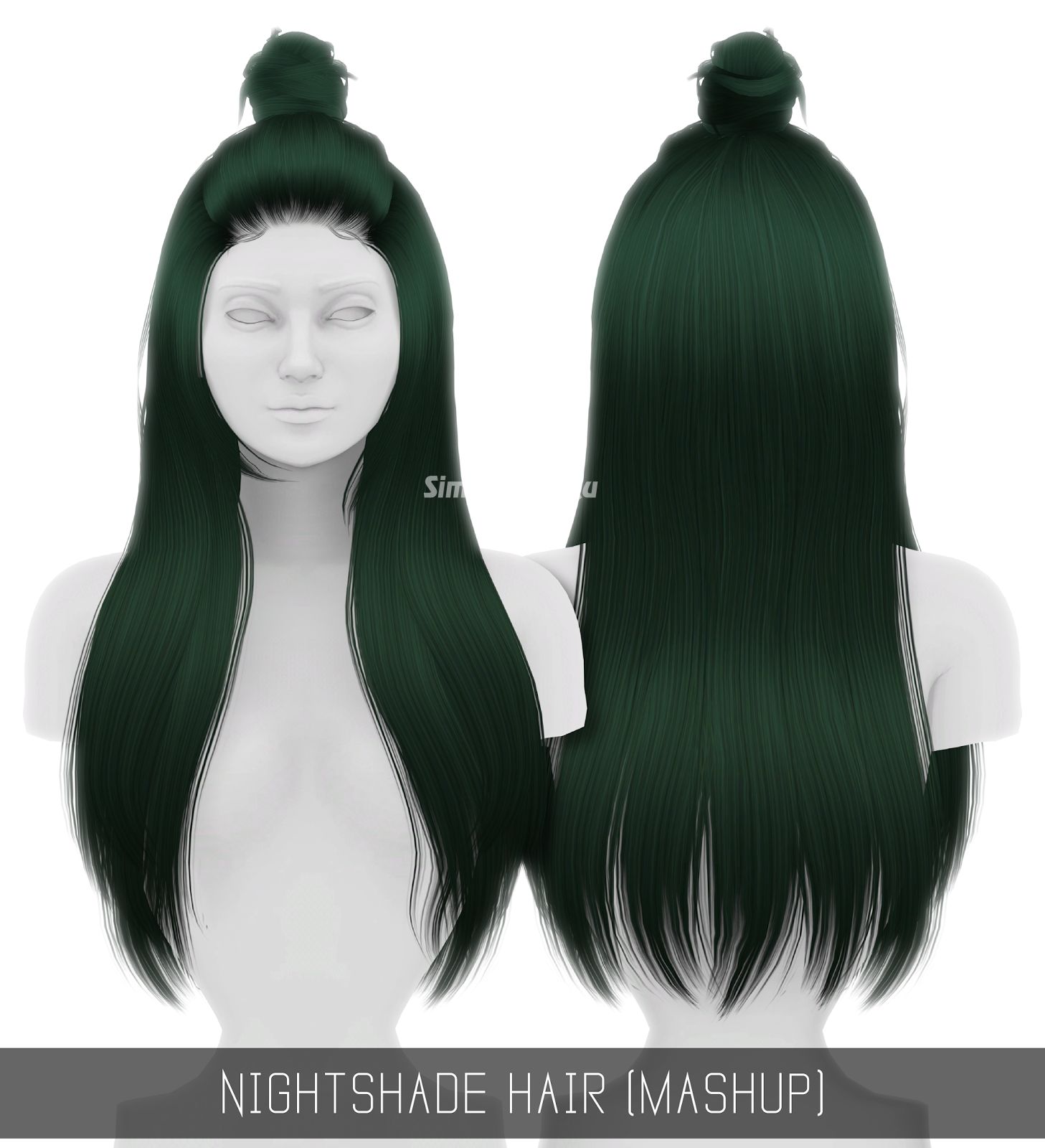 Прическа "NIGHTSHADE HAIR (MASHUP)"