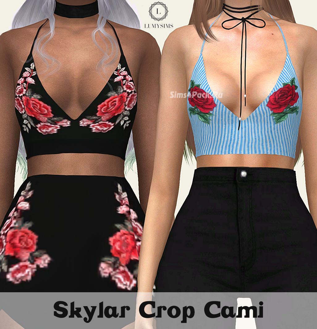Топ "SKYLAR CROP CAMI"