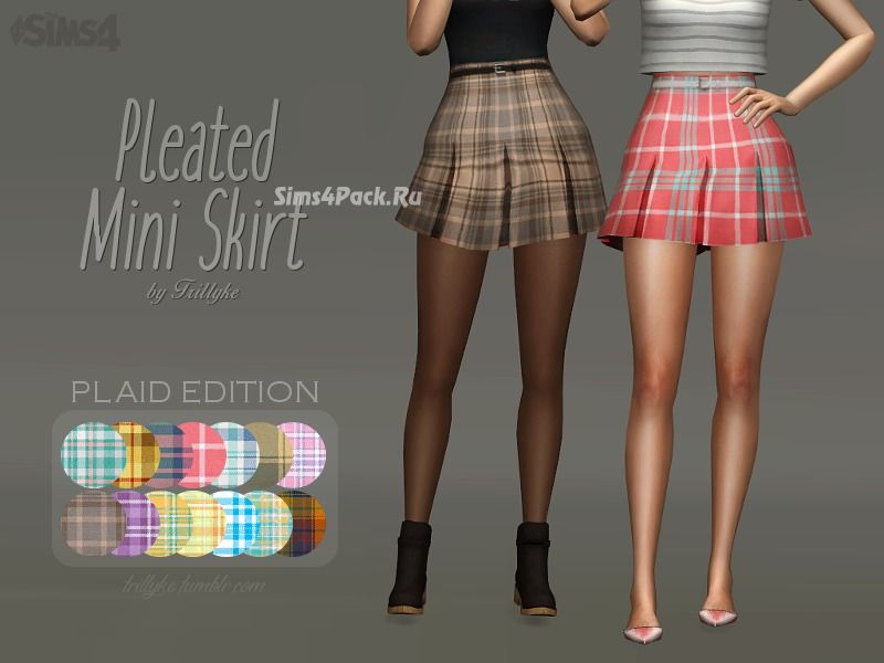 Юбка "Pleated Mini Skirt (PLAID EDITION)"