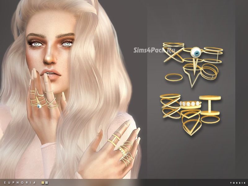 Комплект колец "Euphoria Rings"