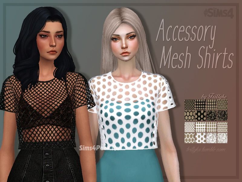 Футболка "Accessory Mesh Shirts"