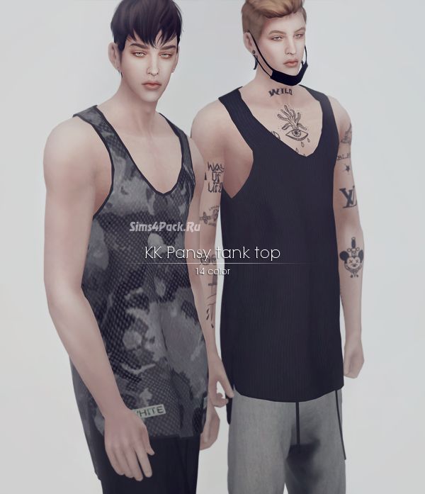 Майка "KK Pansy tank top"