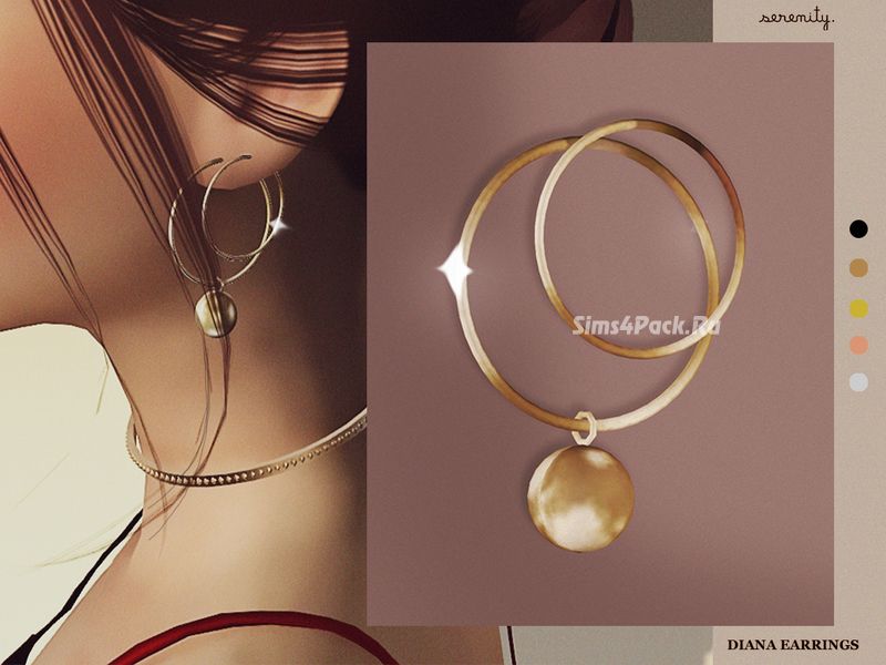 Серьги "Diana Earrings"