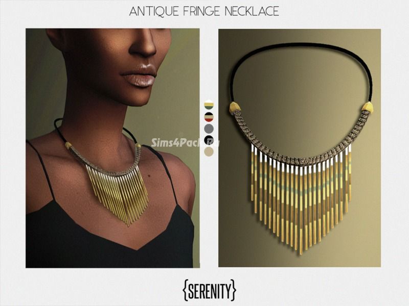 Колье "Antique Fringe Necklace"