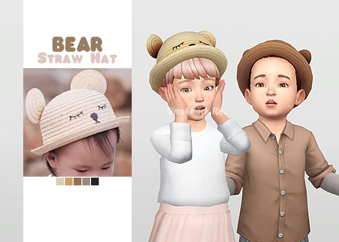Шляпа "Bear Straw Hat"