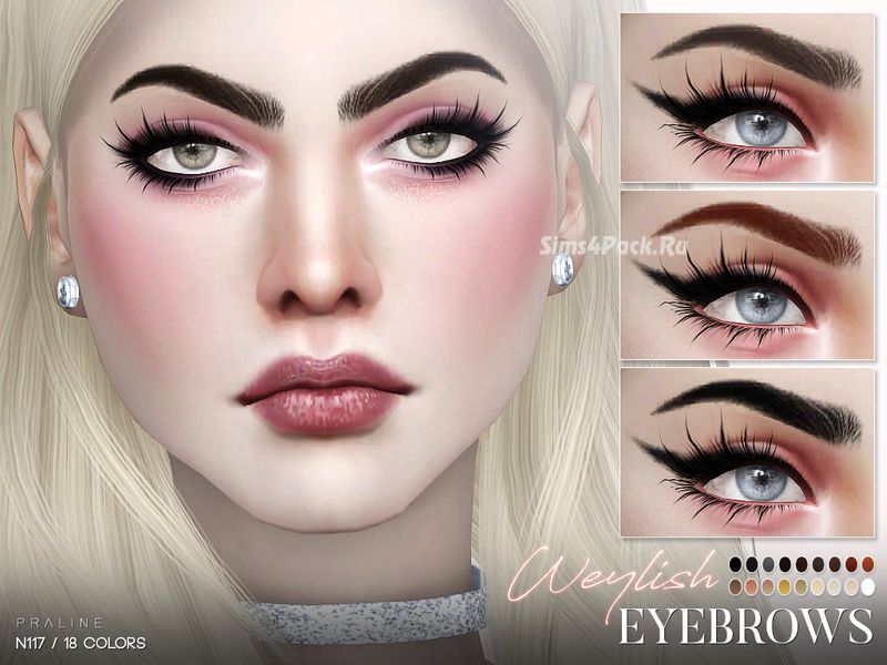 Брови "Weylish Eyebrows N117"