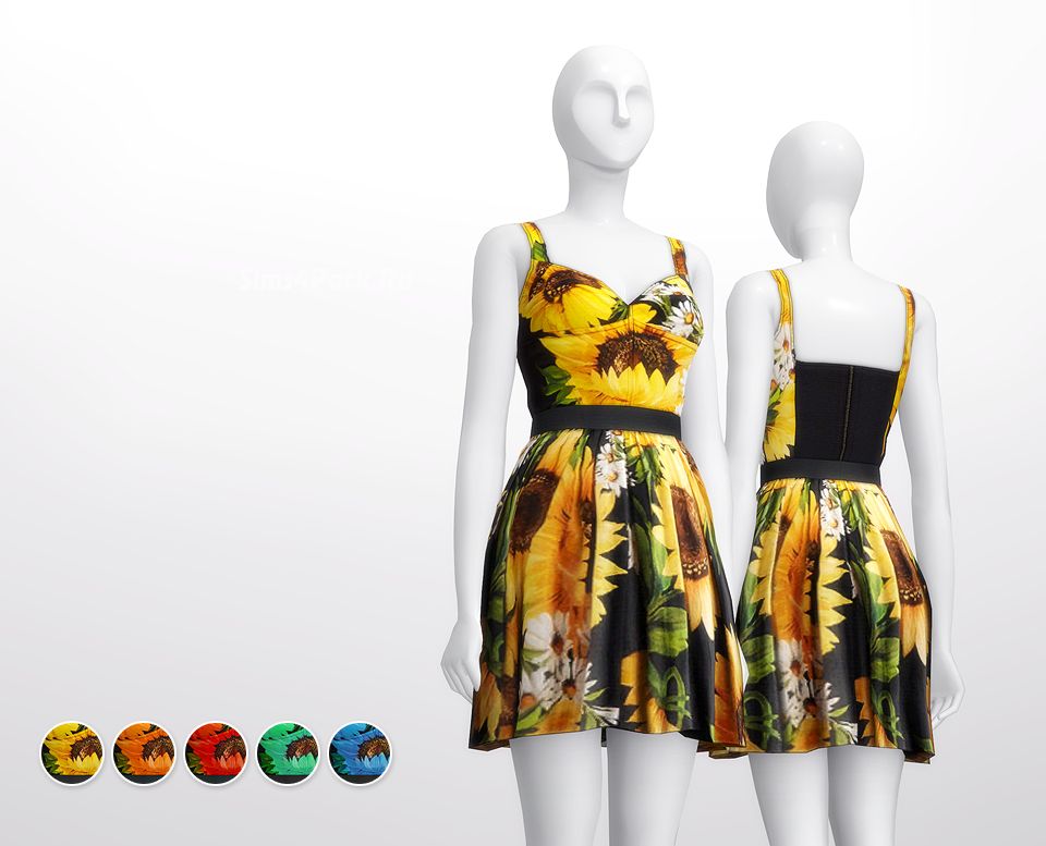 Платье "Sunflower Dress by DOLCE & GABBANA"