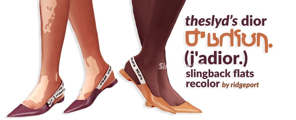 Балетки "DIOR J’ADIOR SLINGBACK FLATS RECOLOR"
