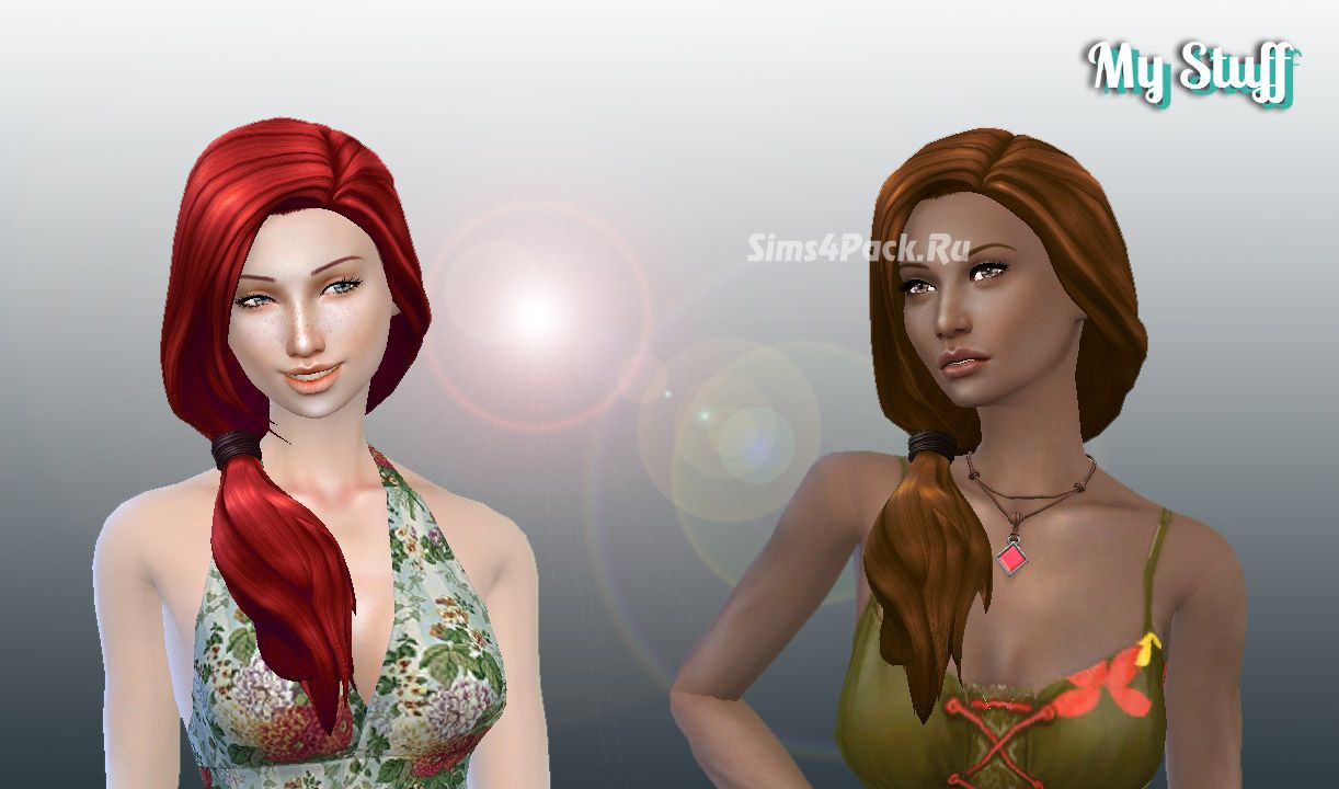 Прическа "Side Pony Hairstyle"