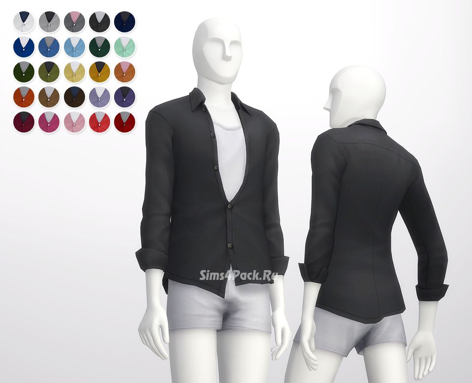 Комплект "Hunky Open Shirt (with T-shirt)"