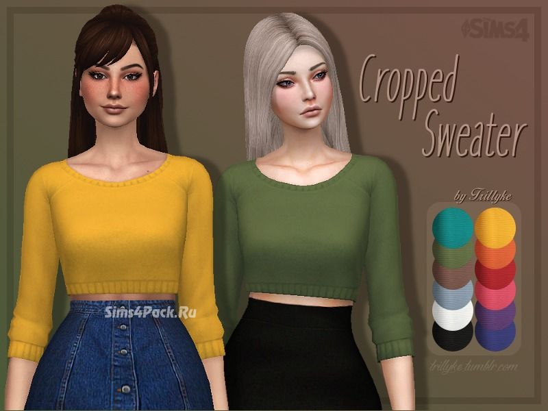 Свитер "Cropped Sweater"
