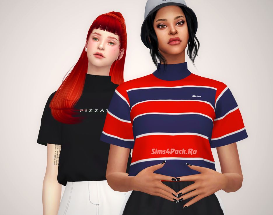 Футболка "Short Sleeve Turtleneck"