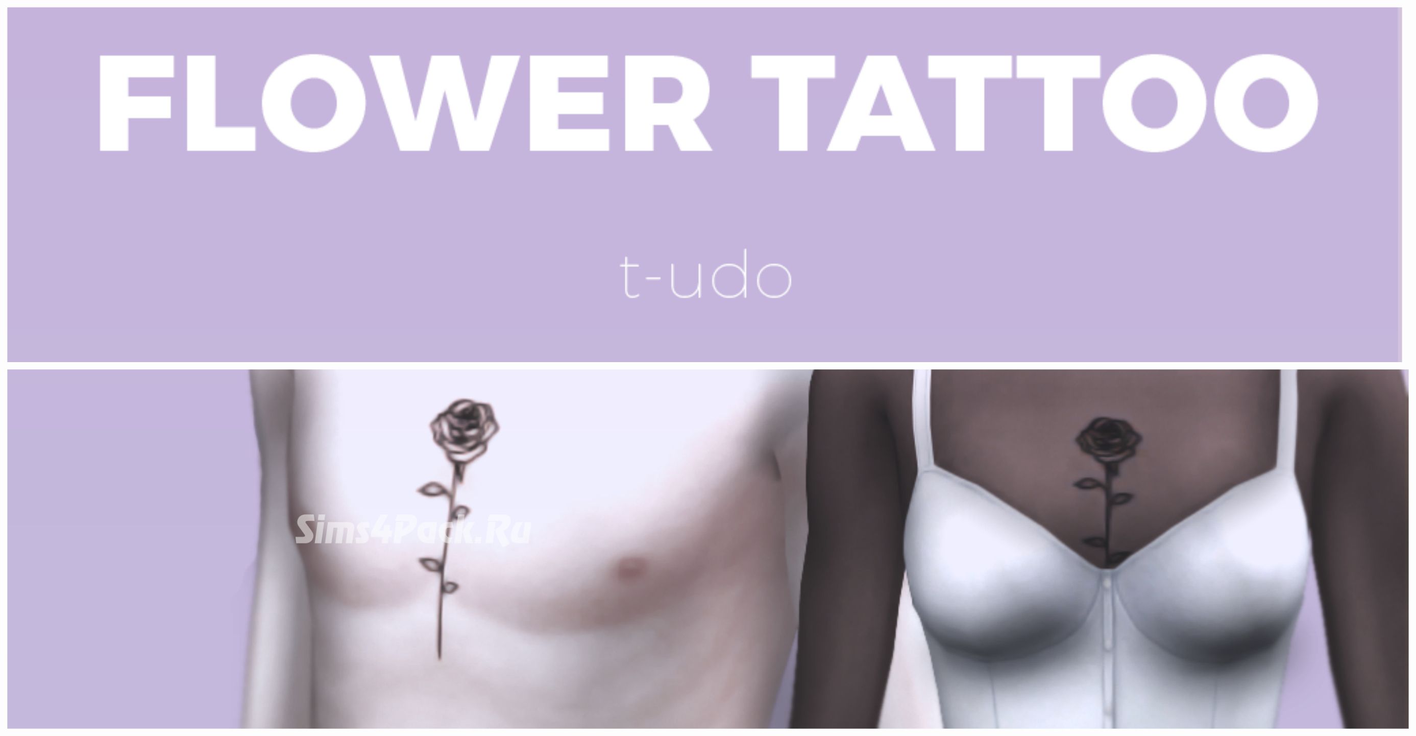 Татуировка "flower tattoo"