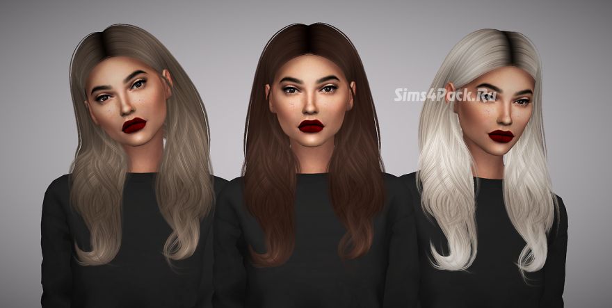 Прическа "AVELINESIMS ADE VIOLA RETEXTURE (natural tones)"