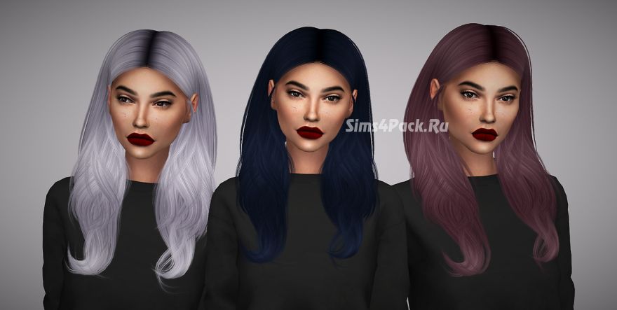 Прическа "AVELINESIMS ADE VIOLA RETEXTURE (unnatural tones)"