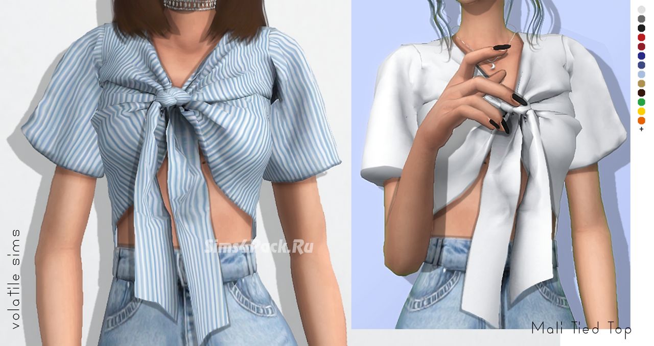 Топ "Mali Tied Top"