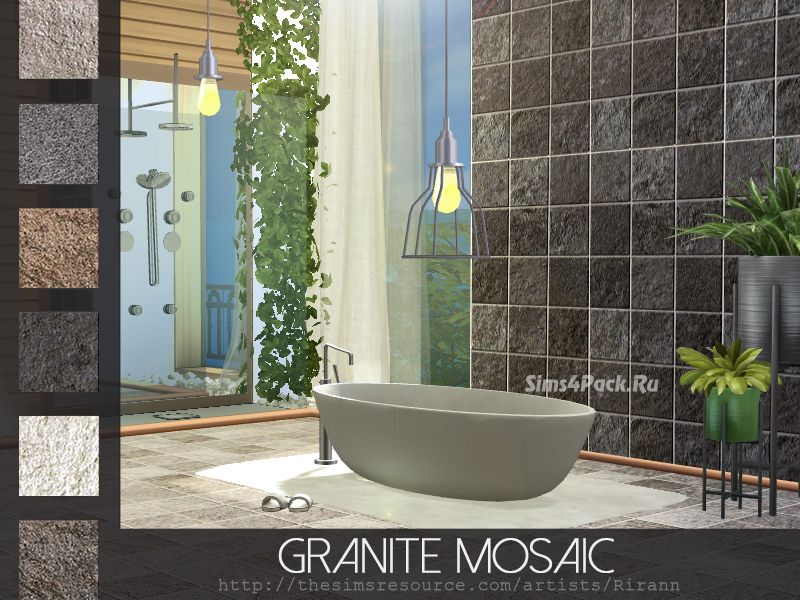 Набор покрытий для стен и пола "Granite Mosaic"