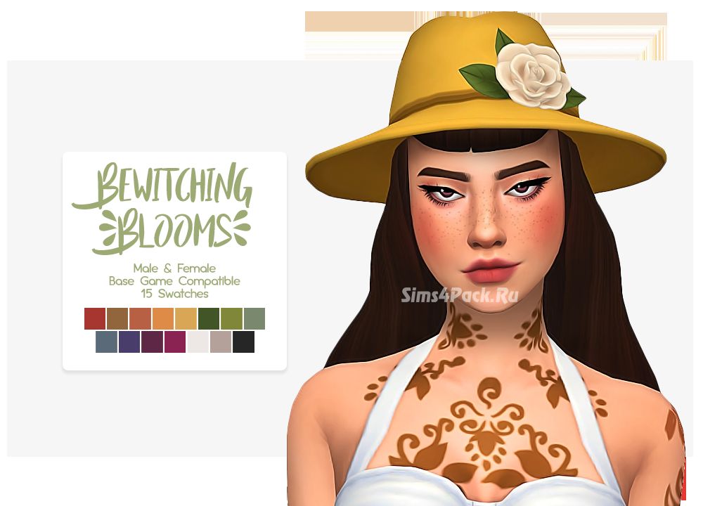 Шляпа "Bewitching Blooms Hat"