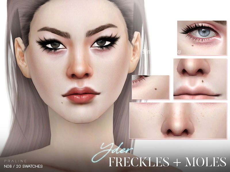 Родинки и веснушки "Yder Freckles + Moles N08"