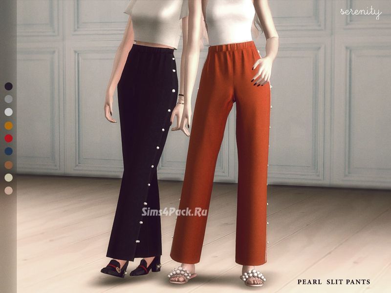 Штаны "Pearl Slit Pants"