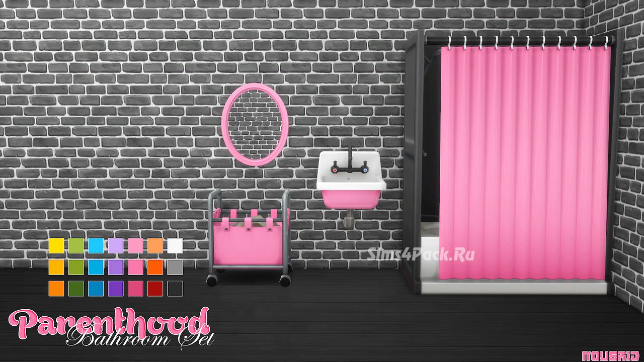 Набор объектов для ванной комнаты "Parenthood Bathroom Set"