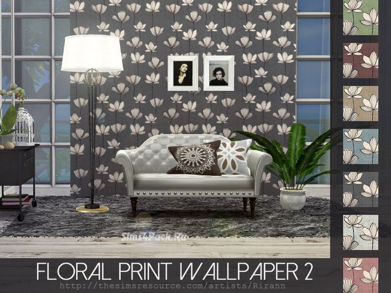 Обои "Floral Print Wallpaper 2"