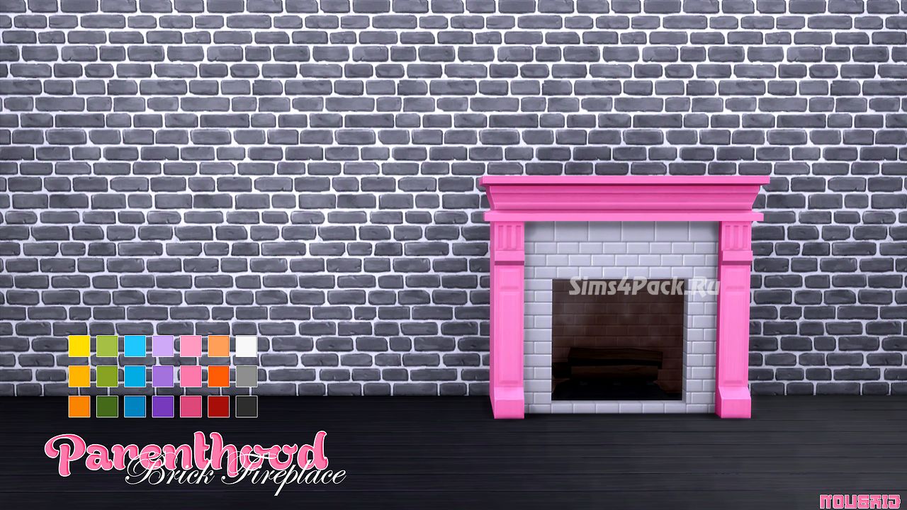 Камин "Parenthood Brick Fireplace"