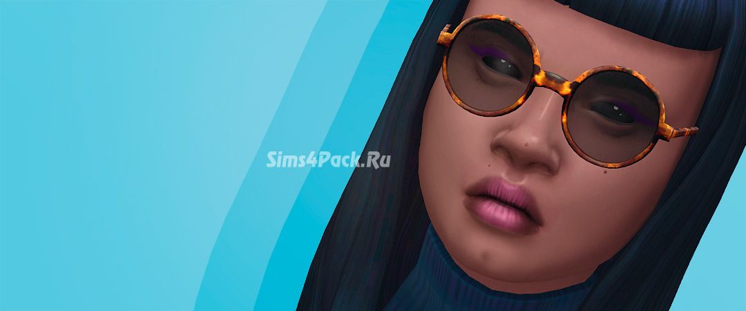 Очки "THICK ROUND GLASSES CONVERSION V.3"