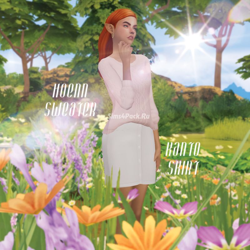 Комплект "Hoenn Sweater & Kanto Skirt"