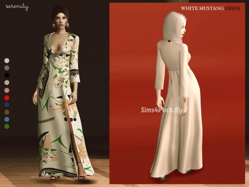 Платье "White Mustang Dress"