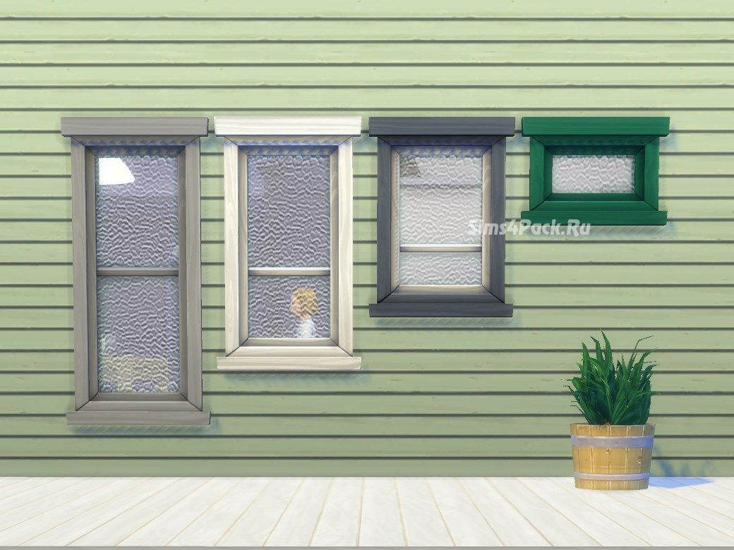 Набор окон "Rolled Glass Windows"