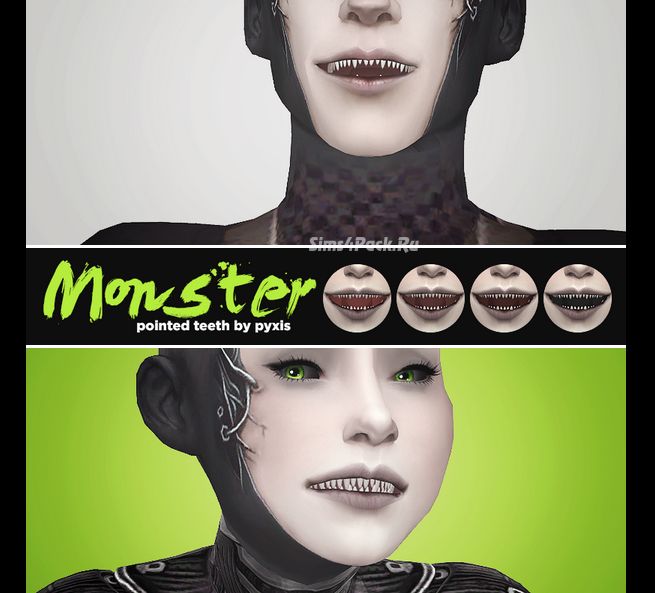 Зубы "MONSTER - POINTED TEETH"