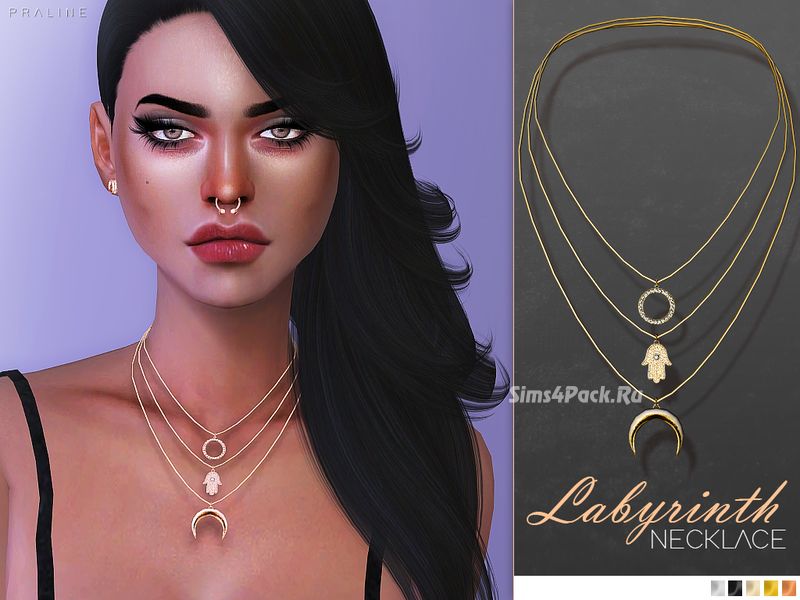 Комплект кулонов "Labyrinth Necklace"
