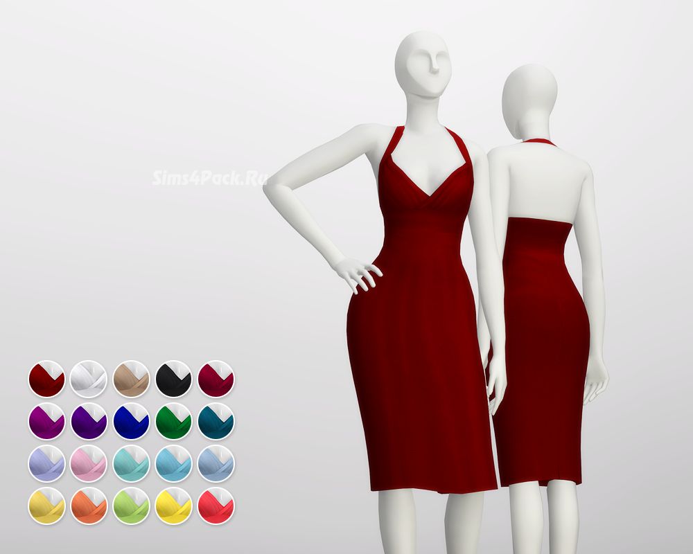 Платье "Pencil Dress with Strap Neck"