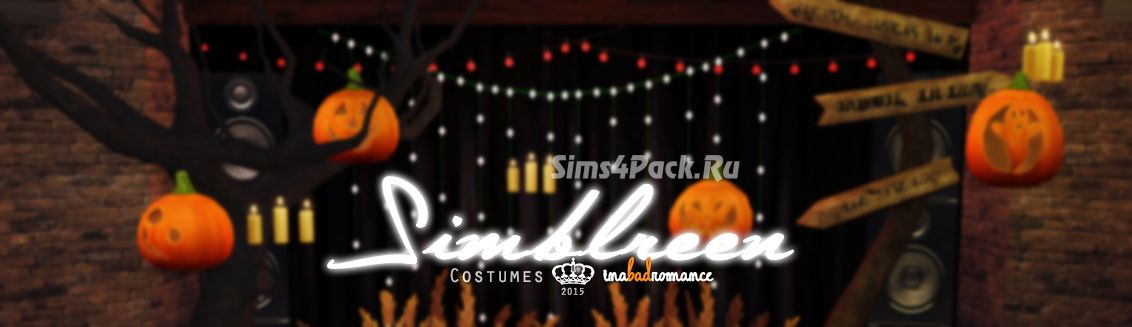 Сет для Хэллоуина "SIMBLREEN 2015 - Part 1: Costumes"