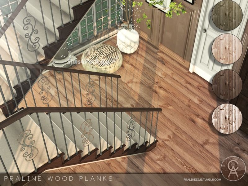 Напольное покрытие "Praline Wood Planks"