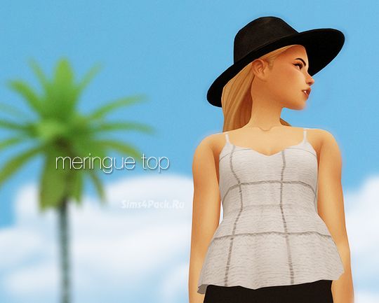 Топ "meringue top"