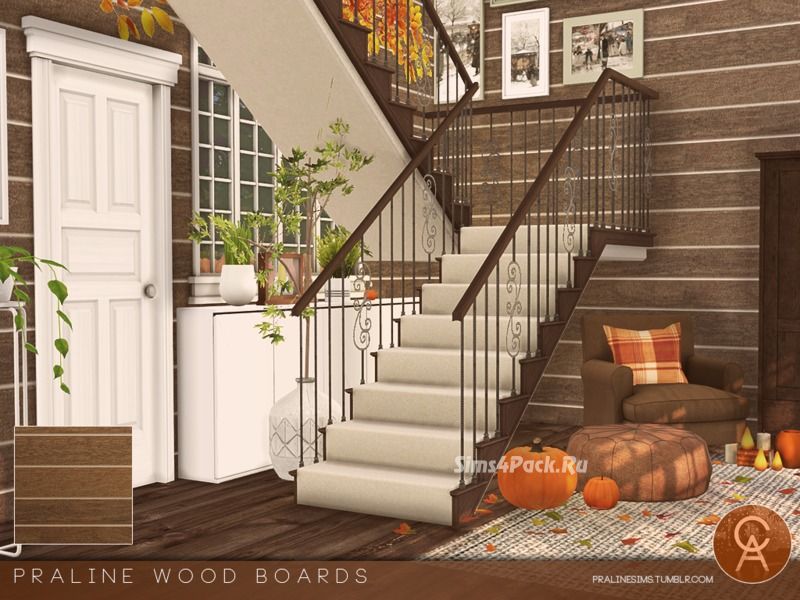 Настенное покрытие "Praline Wood Boards"