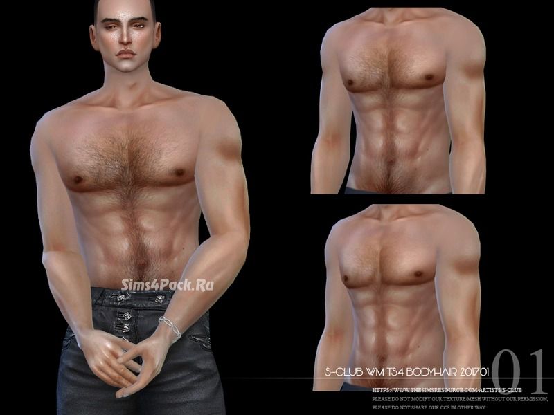 Растительность на теле "bodyhair 201701"