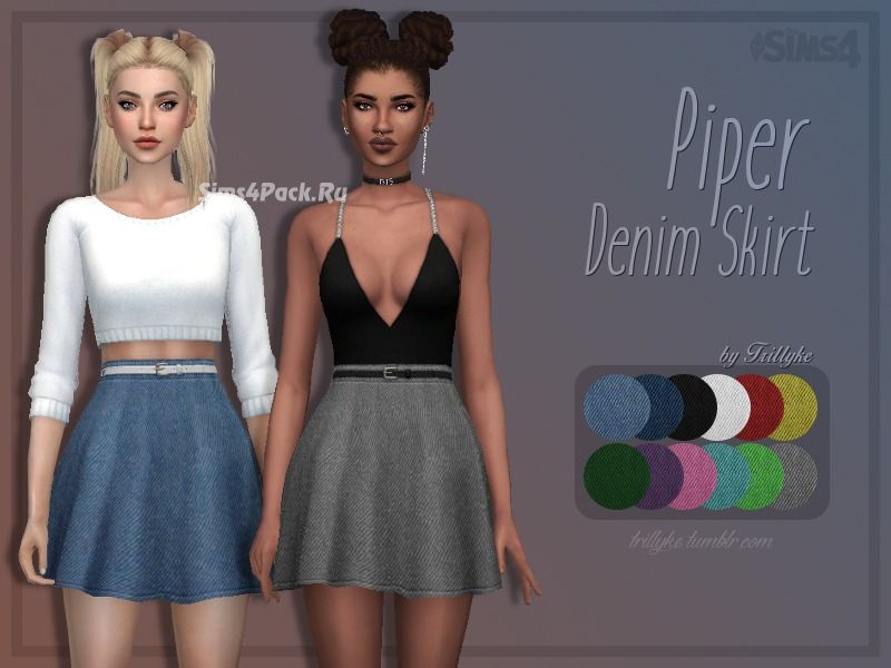 Юбка "Piper Denim Skirt"