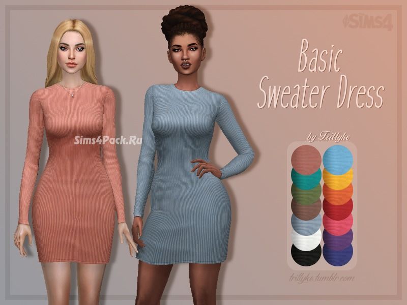 Платье "Basic Sweater Dress"