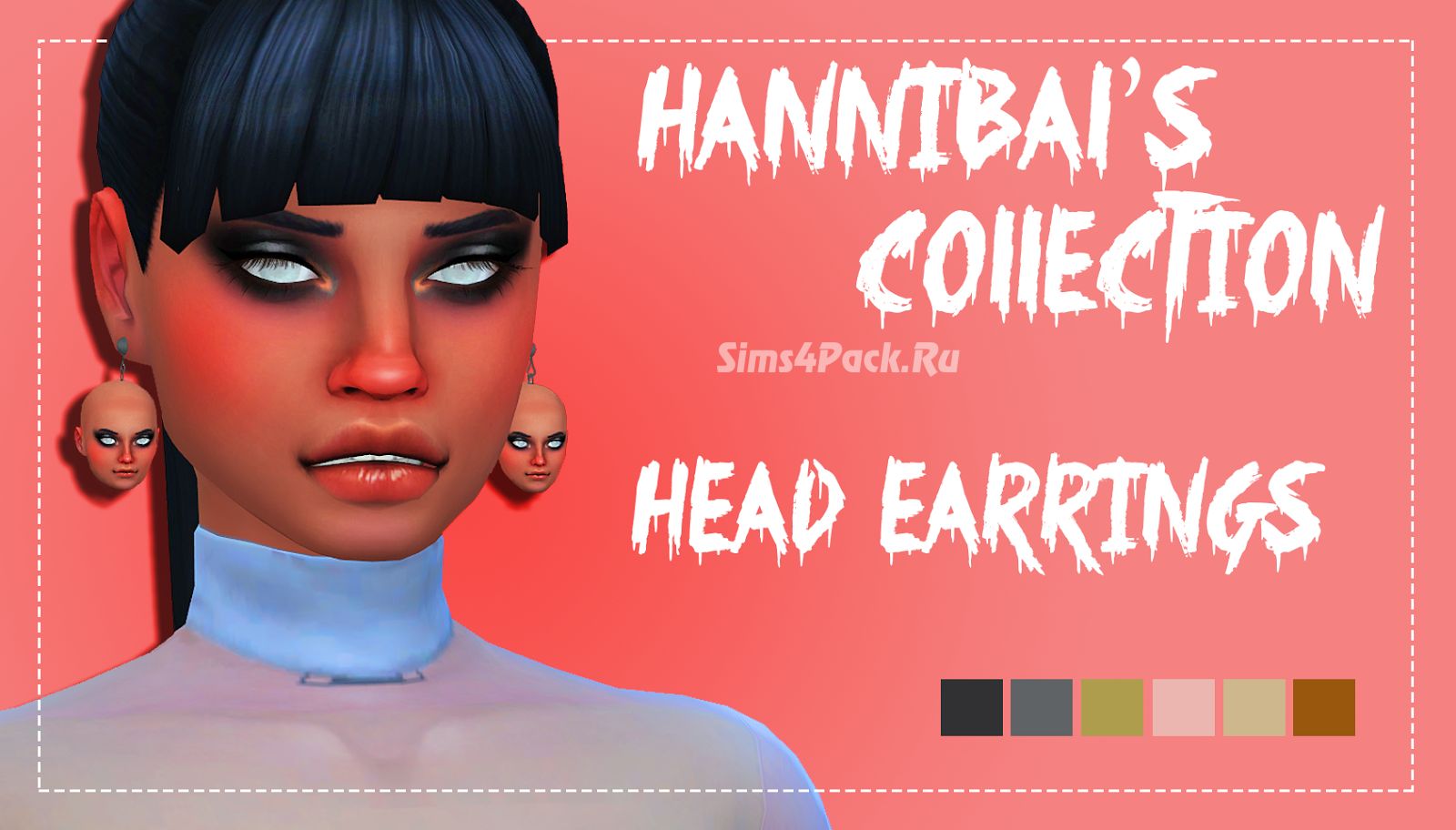 Серьги "Head Earrings"